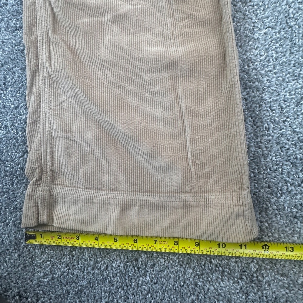 American Eagle Corduroy Cargo Pants Womens 10 Long Super High Rise Baggy Leg - Picture 9 of 9